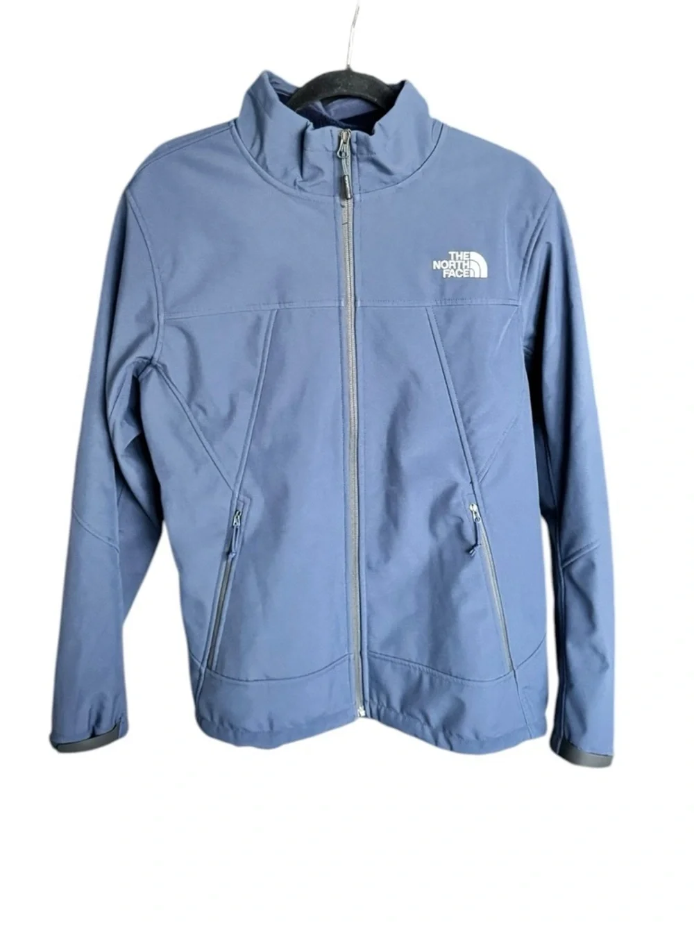 The North Face WindWall Jacket Blue Full Zip Fleece Lined Men’s L